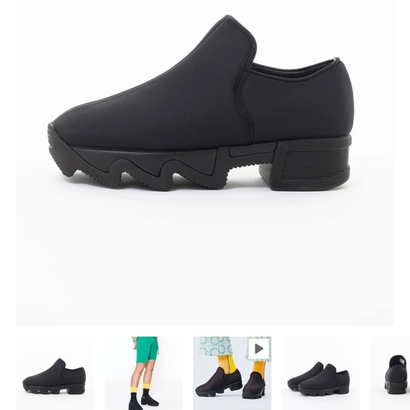 🎁 NIB iRi NYC Wes-I Low Top Sneakers – Black – Size 38.5 (8.5) 👟🖤 - Picture 3 of 9